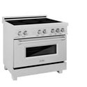 ZLINE 36 in. 4.6 cu. ft. Legacy Induction Range with 5 Element Cooktop and Electric Oven