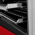 ZLINE 30 in. 4.0 cu. ft. Legacy Induction Range with 4 Element Cooktop and Electric Oven in Satin Stainless Steel and Red Gloss Door, Open Box-Great Condition