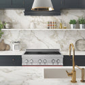 ZLINE 30 in. 4.0 cu. ft. Legacy Induction Range with 4 Element Cooktop and Electric Oven in Satin Stainless Steel and Red Matte Door, Open Box-Good Condition