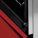ZLINE 36 in. 4.6 cu. ft. Legacy Induction Range with 5 Element Cooktop and Electric Oven in Satin Stainless Steel and Red Matte Door, Open Box-Great Condition