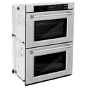 ZLINE 30 in. Professional True Convection Double Wall Oven with Air Fry and Self Clean in DuraSnow® Stainless Steel (WADS-30)