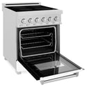 ZLINE 24 in. 2.8 cu. ft. Legacy Induction Range with 4 Element Cooktop and Electric Oven