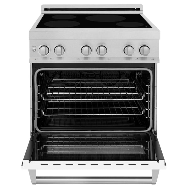 ZLINE 30 in. 4.0 cu. ft. Legacy Induction Range with 4 Element Cooktop and Electric Oven