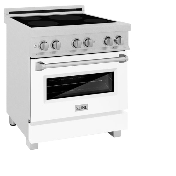 ZLINE 30 in. 4.0 cu. ft. Legacy Induction Range with 4 Element Cooktop and Electric Oven