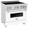 ZLINE 36 in. 4.6 cu. ft. Legacy Induction Range with 5 Element Cooktop and Electric Oven