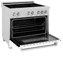 ZLINE 36 in. 4.6 cu. ft. Legacy Induction Range with 5 Element Cooktop and Electric Oven