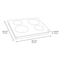ZLINE 24 in. Induction Cooktop with 4 Burners, Open Box-Great Condition