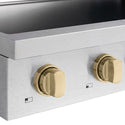 ZLINE Autograph Edition 30 in. Paramount Induction Rangetop with 4 Element Cooktop in Satin Stainless Steel and Champagne Bronze Accents (SINRTSZ-30-CB)