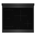 ZLINE Autograph Edition 30 in. 4.2 cu. ft. Marino Induction Range with 4 Element Cooktop and Electric Convection Oven in Black Stainless Steel with Champagne Bronze Accents (MINRBZ-30-CB)