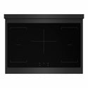 ZLINE Autograph Edition 36 in. 5.2 cu. ft. Marino Induction Range with 5 Element Cooktop and Electric Convection Oven in Black Stainless Steel with Champagne Bronze Accents (MINRBZ-36-CB)