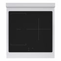 ZLINE Autograph Edition 24 in. 3.2 cu. ft. Marino Induction Range with 3 Element Cooktop and Electric Convection Oven in Satin Stainless Steel with Polished Gold Accents (MINRSZ-24-G)