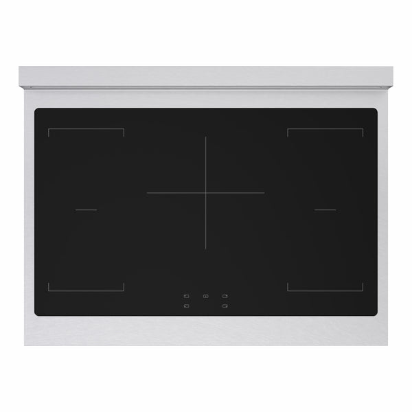 ZLINE Autograph Edition 36 in. 5.2 cu. ft. Marino Induction Range with 5 Element Cooktop and Electric Convection Oven in Satin Stainless Steel with Matte Black Accents (MINRSZ-36-MB)