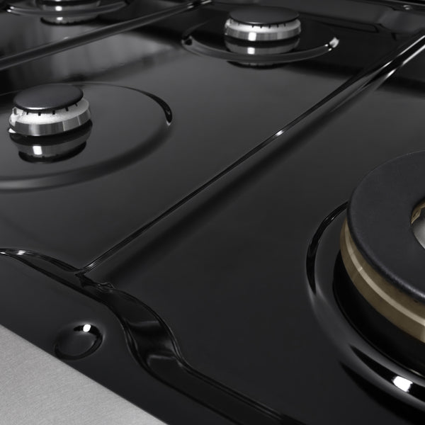 ZLINE 48 in. 6.7 cu. ft. Marino Double Oven Dual Fuel Range with 8 Burner Gas Cooktop in Satin Stainless Steel (MDRS-48)