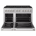 ZLINE 48 in. 6.7 cu. ft. Marino Dual Fuel Range with 8 Burner DuoPro™ Cooktop and Dual Ovens in Satin Stainless Steel (PMDRS-48)