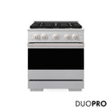 ZLINE 30 in. 4.2 cu. ft. Marino Gas Range with 4 Burner DuoPro™ Cooktop and Convection Gas Oven in Satin Stainless Steel (PMGRS-30)
