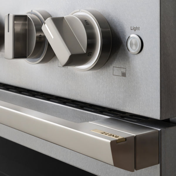 ZLINE 48 in. 6.7 cu. ft. Marino Gas Range with 8 Burner DuoPro™ Cooktop and Dual Ovens in Satin Stainless Steel (PMGRS-48)