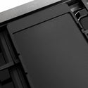ZLINE Autograph Edition 48 in. 6.7 cu. ft. Marino Gas Range with 8 Burner DuoPro™ Cooktop and Dual Ovens in Satin Stainless Steel and Champagne Bronze Accents (PMGRSZ-48-CB)
