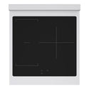 ZLINE Autograph Edition 24 in. 3.2 cu. ft. Marino Induction Range with 3 Element Cooktop and Electric Convection Oven in Stainless Steel with Champagne Bronze Accents (MINRZ-24-CB)
