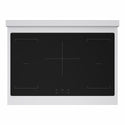 ZLINE Autograph Edition 36 in. 5.2 cu. ft. Marino Induction Range with 5 Element Cooktop and Electric Convection Oven in Stainless Steel with Champagne Bronze Accents (MINRZ-36-CB)