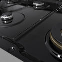 ZLINE 48 in. 6.7 cu. ft. Marino Double Oven Dual Fuel Range with 8 Burner Gas Cooktop in Stainless Steel with White Matte Doors (MDR-WM-48)