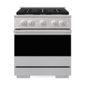 ZLINE 30 in. 4.2 cu. ft. Marino Dual Fuel Range with 4 Burner Gas Cooktop and Electric Convection Oven in Stainless Steel (MDR30)