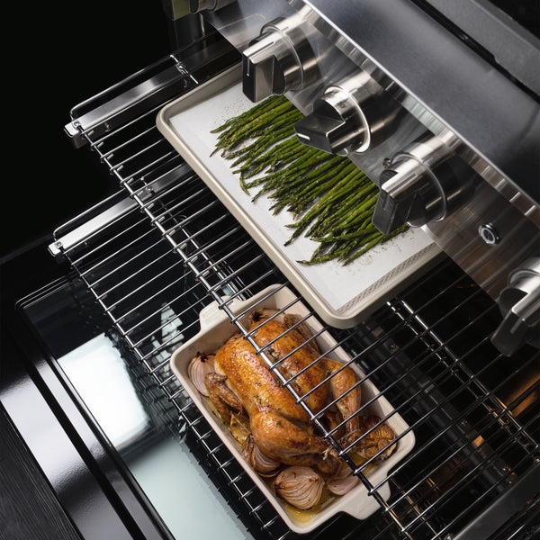 ZLINE 36 in. 5.2 cu. ft. Marino Dual Fuel Range with 6 Burner Gas Cooktop and Electric Convection Oven in Stainless Steel (MDR36)