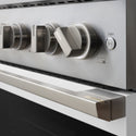 ZLINE 36 in. 5.2 cu. ft. Marino Dual Fuel Range with 6 Burner DuoPro™ Cooktop and Electric Convection Oven with White Matte Door (PMDR-WM-36)