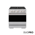 ZLINE 30 in. 4.2 cu. ft. Marino Dual Fuel Range with 4 Burner DuoPro™ Cooktop and Electric Convection Oven in Stainless Steel (PMDR30)