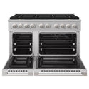 ZLINE 48 in. 6.7 cu. ft. Marino Dual Fuel Range with 8 Burner DuoPro™ Cooktop and Dual Ovens in Stainless Steel (PMDR48)