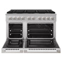 ZLINE 48 in. 6.7 cu. ft. Marino Dual Fuel Range with 8 Burner Gas Cooktop and Dual Ovens in Stainless Steel (MDR48)