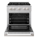 ZLINE 30 in. 4.2 cu. ft. Marino Gas Range with Convection Gas Oven in Stainless Steel with 4 Brass Burners (MGR-BR-30)