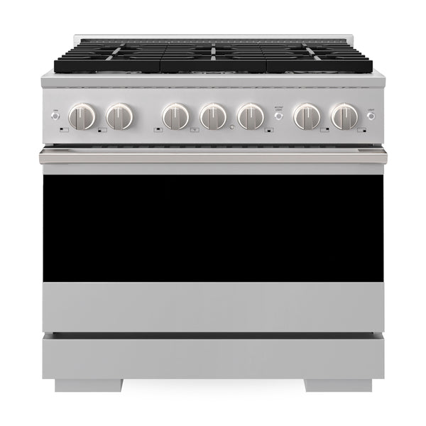 ZLINE 36 in. 5.2 cu. ft. Marino Gas Range with 6 Burner Cooktop and Convection Gas Oven in Stainless Steel (MGR36)