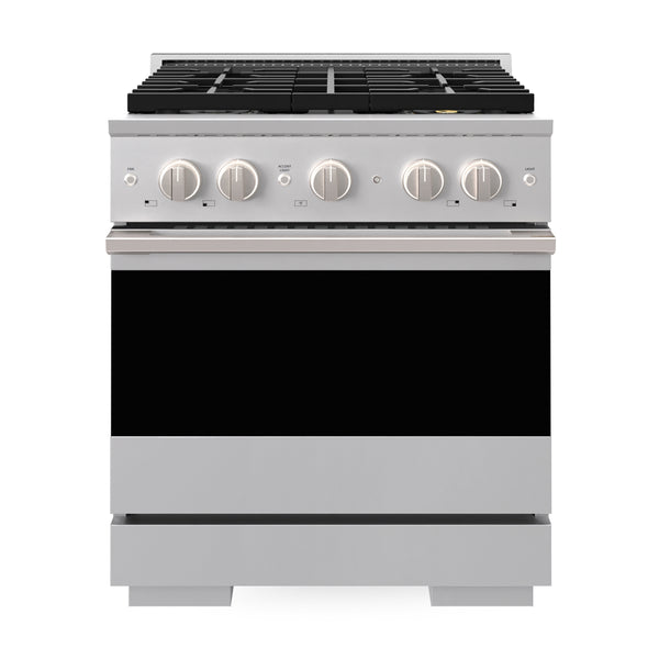 ZLINE 30 in. 4.2 cu. ft. Marino Gas Range with 4 Burner DuoPro™ Cooktop and Convection Gas Oven in Stainless Steel (PMGR30)