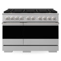 ZLINE 48 in. 6.7 cu. ft. Marino Gas Range with 8 Burner DuoPro™ Cooktop and Dual Ovens in Stainless Steel (PMGR48)