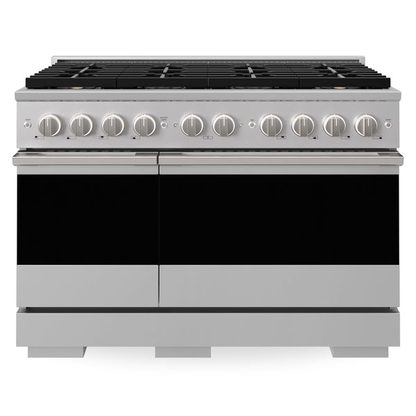 ZLINE 48 in. 6.7 cu. ft. Marino Gas Range with 8 Burner DuoPro™ Cooktop and Dual Ovens in Stainless Steel (PMGR48)