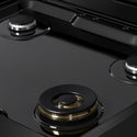 ZLINE 30 in. 4.2 cu. ft. Marino Gas Range with 4 Burner Cooktop and Convection Gas Oven in Black Stainless Steel (MGRB-30)