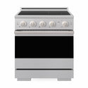 ZLINE 30 in. 4.2 cu. ft. Marino Induction Range with 4 Element Cooktop and Electric Convection Oven in Stainless Steel (MINR30)
