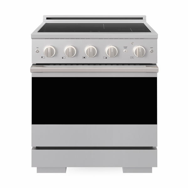 ZLINE 30 in. 4.2 cu. ft. Marino Induction Range with 4 Element Cooktop and Electric Convection Oven in Stainless Steel (MINR30)