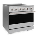 ZLINE 36 in. 5.2 cu. ft. Marino Induction Range with 5 Element Cooktop and Electric Convection Oven in Stainless Steel (MINR36)