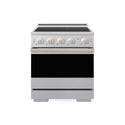 ZLINE 30 in. 4.2 cu. ft. Marino Induction Range with 4 Element Cooktop and Electric Convection Oven in Satin Stainless Steel (MINRS-30)