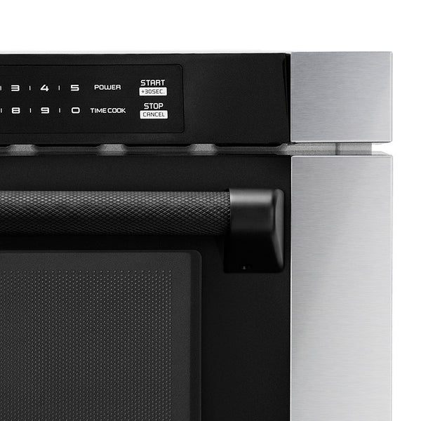 ZLINE 24 in. Autograph Edition Microwave Helix Handle (Set of 1) in Matte Black (MWHZ-24-K-MB)