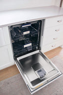 ZLINE 24 in. Tallac Series 3rd Rack Tall Tub Dishwasher in Custom Panel Ready with Stainless Steel Tub, 51dBa (DWV-24)