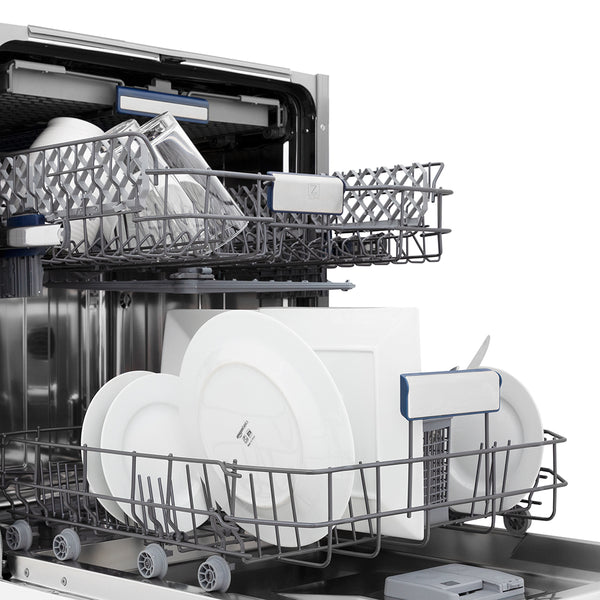 ZLINE 24 in. Tallac Series 3rd Rack Tall Tub Dishwasher with Stainless Steel Tub, 51dBa, Open Box-Great Condition