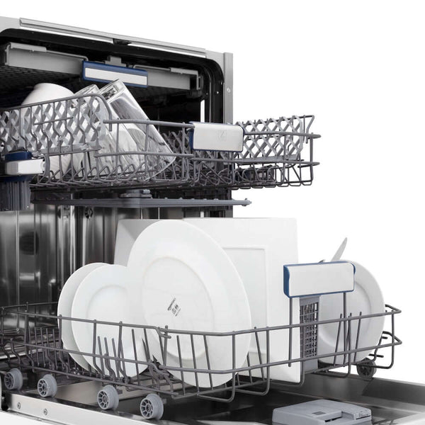 ZLINE 24 in. Tallac Series 3rd Rack Tall Tub Dishwasher with Stainless Steel Tub, 51dBa, Open Box-Good Condition
