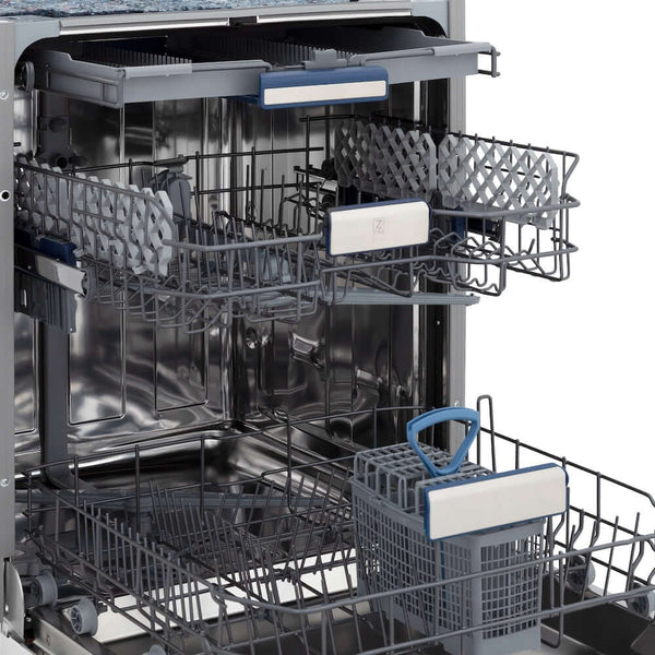 ZLINE 24 in. Tallac Series 3rd Rack Tall Tub Dishwasher with Stainless Steel Tub, 51dBa, Open Box-Good Condition
