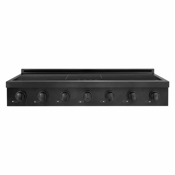 ZLINE 48 in. Paramount Induction Rangetop with 7 Element Cooktop in Black Stainless Steel (SINRTB-48)