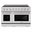 ZLINE 48 in. 6.7 cu. ft. Paramount Induction Range with 7 Element Cooktop and Dual Ovens in Stainless Steel (SINR48)