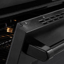 ZLINE 48 in. 6.7 cu. ft. Paramount Induction Range with 7 Element Cooktop and Dual Ovens in Black Stainless Steel (SINRB-48)