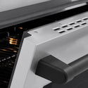 ZLINE Autograph Edition 48 in. 6.7 cu. ft. Paramount Induction Range with 7 Element Cooktop and Dual Ovens in Stainless Steel with Matte Black Accents (SINRZ-48-MB)