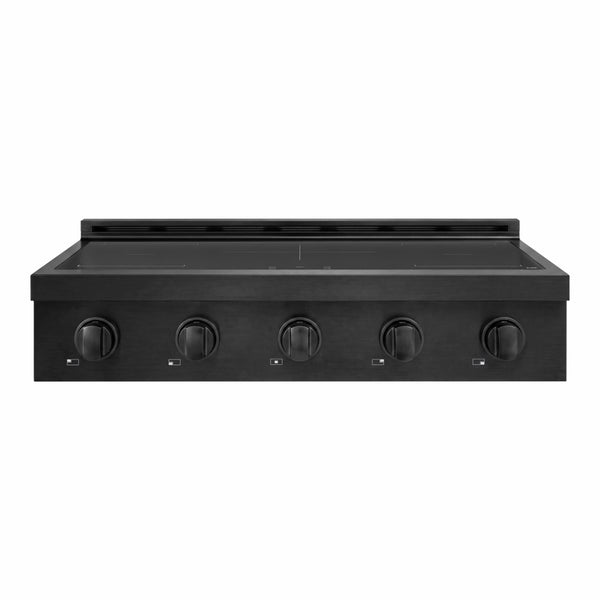 ZLINE 36 in. Paramount Induction Rangetop with 5 Element Cooktop in Black Stainless Steel (SINRTB-36)